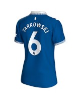 Everton James Tarkowski #6 Domácí Dres pro Dámské 2023-24 Krátký Rukáv